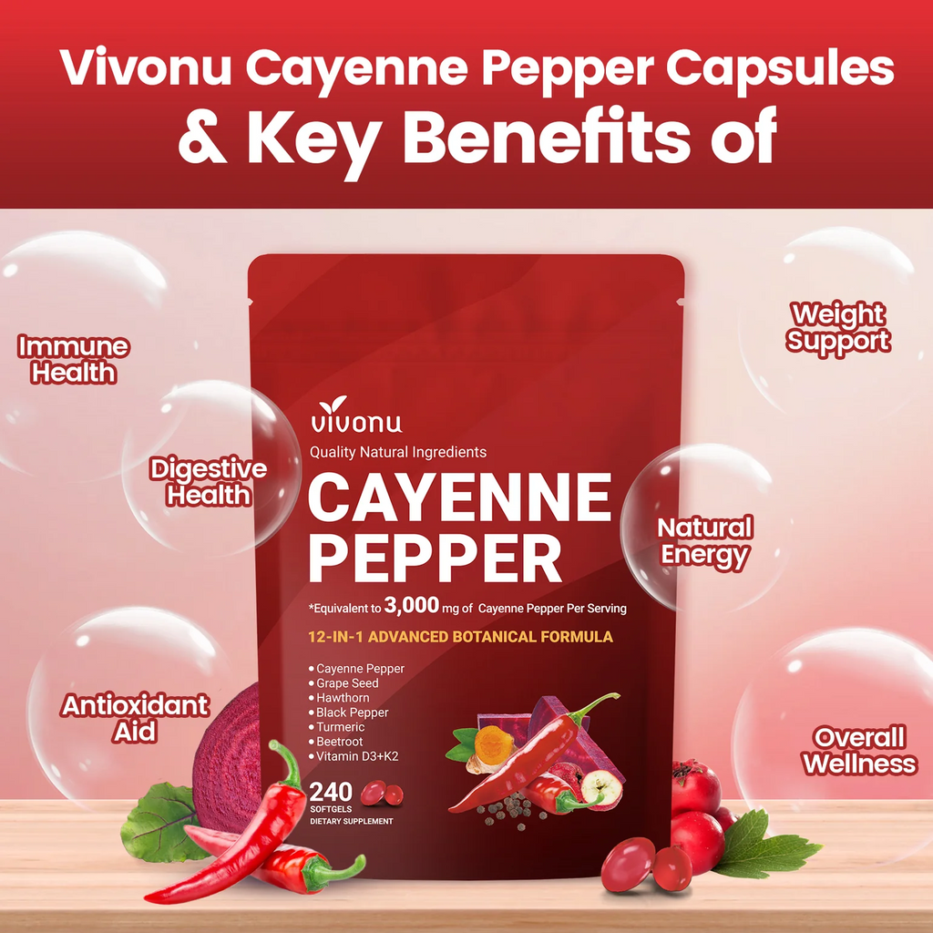 Cayenne Pepper Softgels Supplement